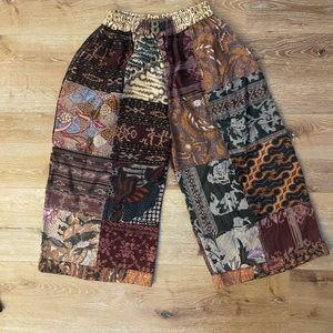 Bohemian Patchwork Pants, size S